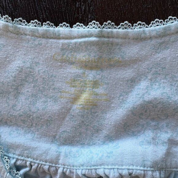 Nightgown Croft And Barrow Cottage Core Long Sleeve Nightgown Satin Ribbon Lace - Picture 3 of 4